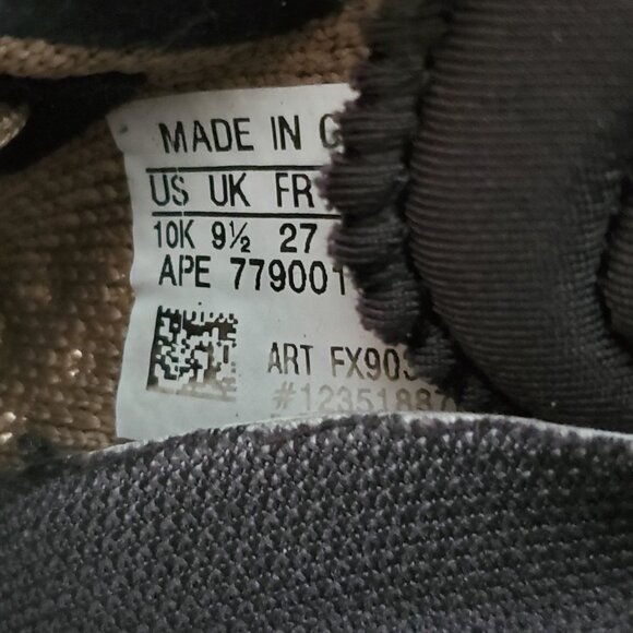 Adidas Yeezy Boost 350 Earth Kid's V2 Sneaker SZ 10K - Picture 8 of 12